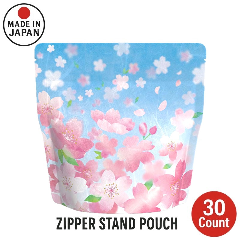 Yoshimura Zipper Stand Pouch SakuraDance 30 Count