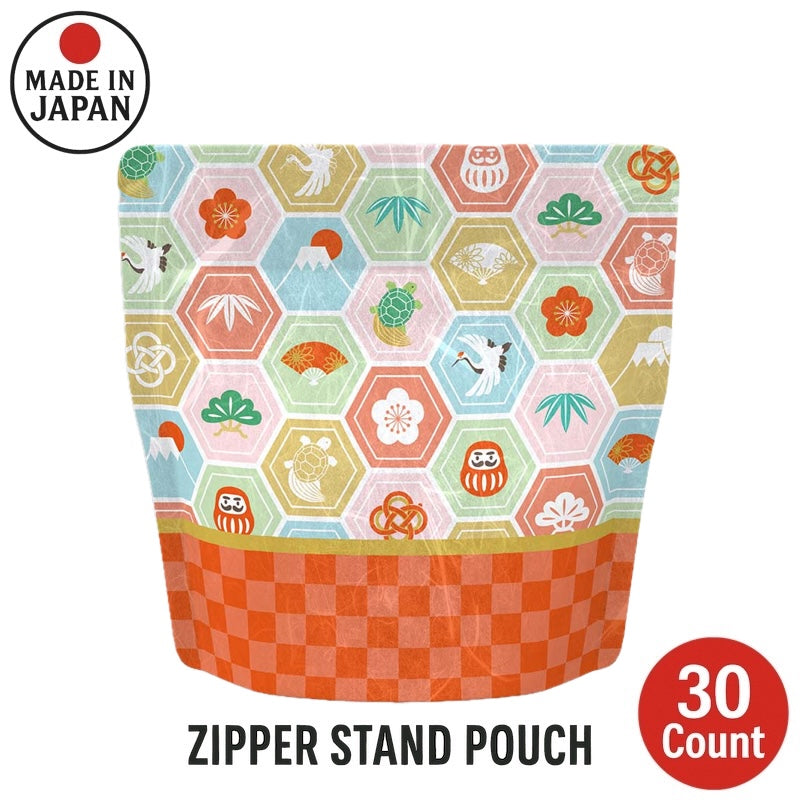 Yoshimura Zipper Stand Pouch Celebration 30 Count
