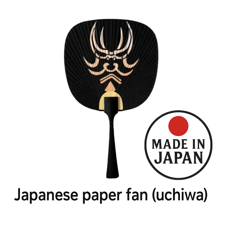 Japanese Mini Paper Fan Kumadori 1 Count