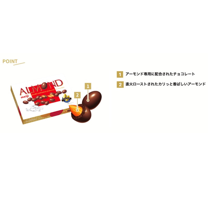 Almond chocolate large box 243g