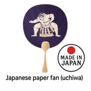 Japanese Paper Fan Sumo Dohyo-iri 1 Count