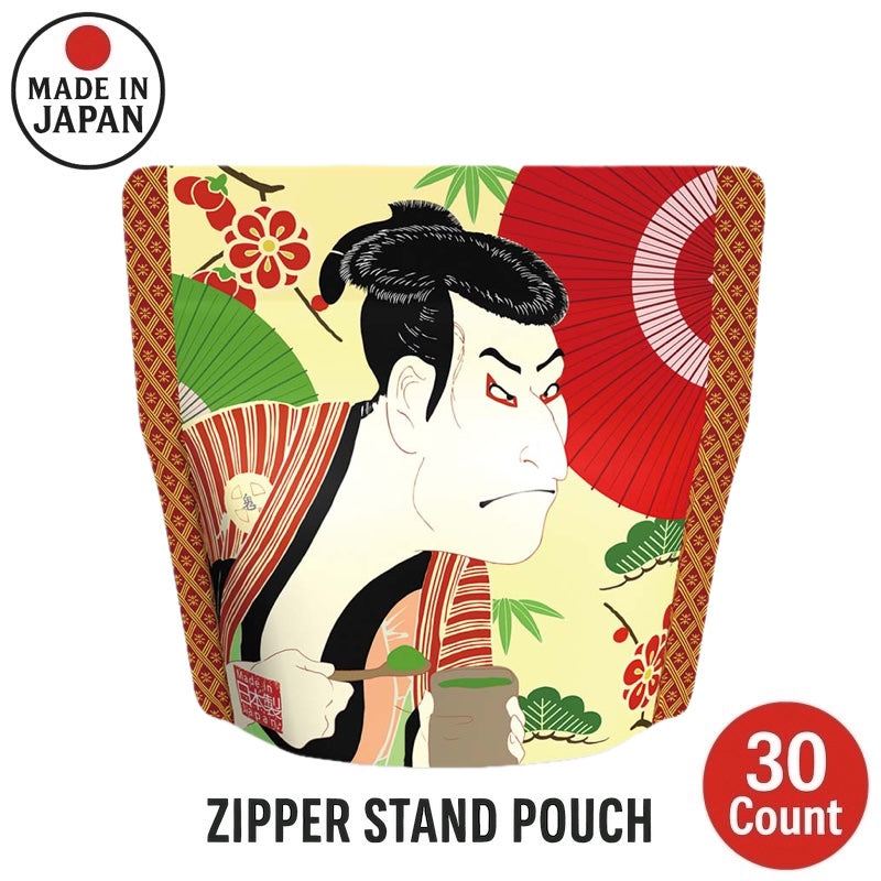 Yoshimura Zipper Stand Pouch Edobee 30 Count
