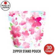 Yoshimura Zipper Stand Pouch SakuraPetal 30 Count