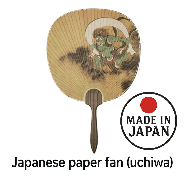 Japanese Paper Fan Fujin 1 Count