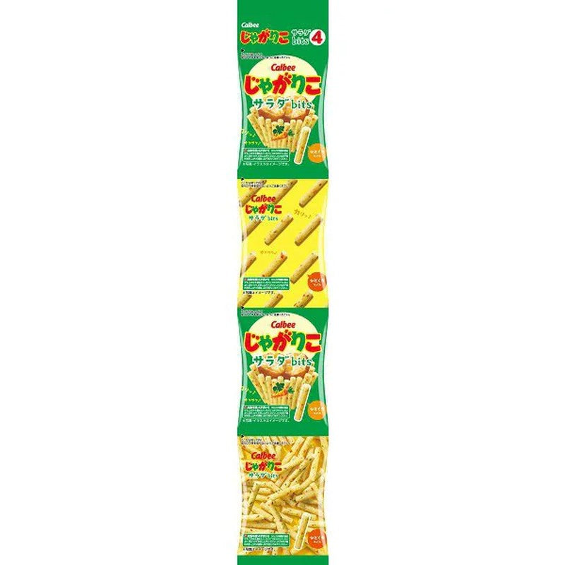 Calbee Jagariko Bits Salad 4 packs 14g x 4 bags