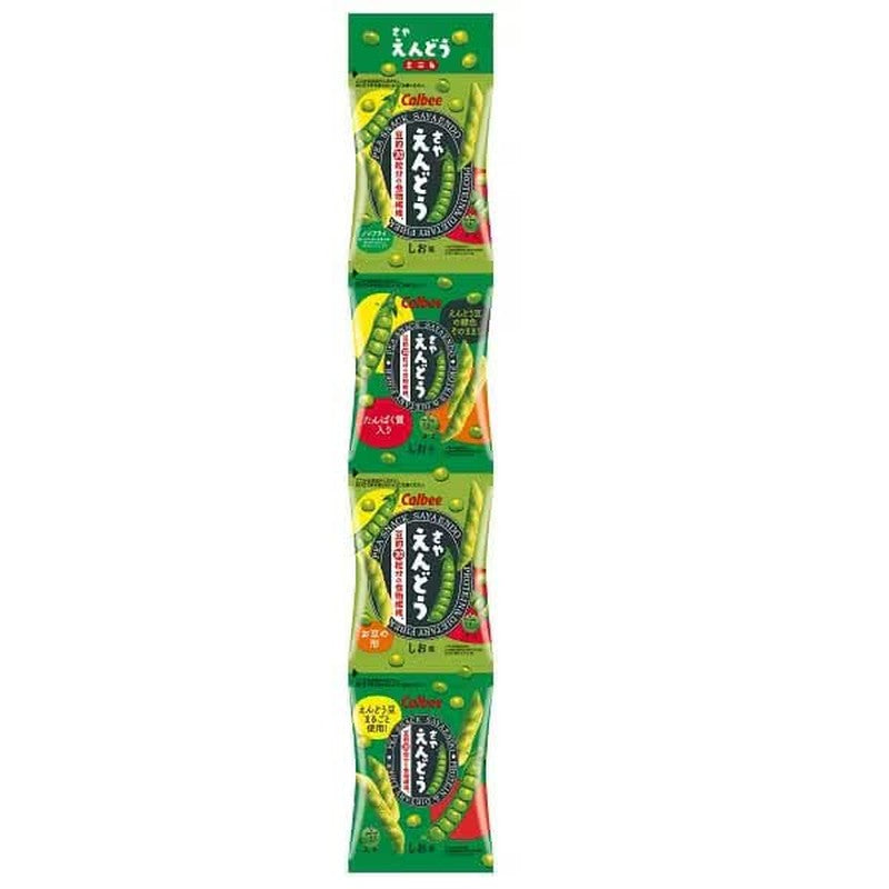 Calbee Mini 4 Green Peas, Salt Flavor, 48g