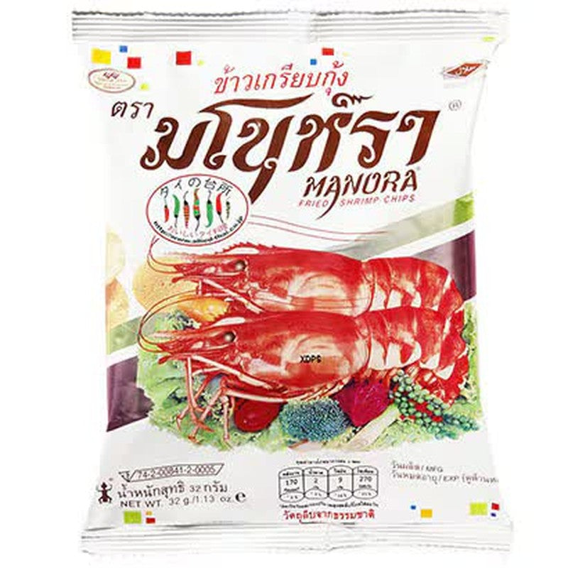 Manohra Fried Shrimp Chips 32g