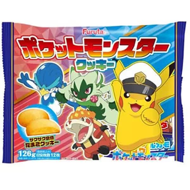 Furuta Confectionery Pokemon Cookies 126g