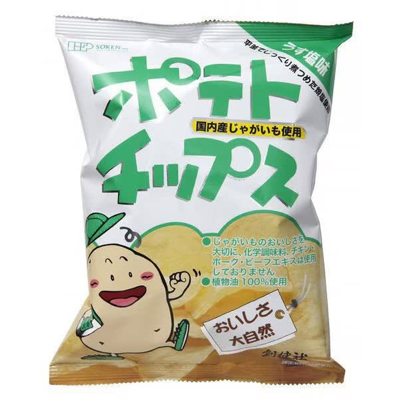 Sokensha Potato Chips Lightly Salted 60g