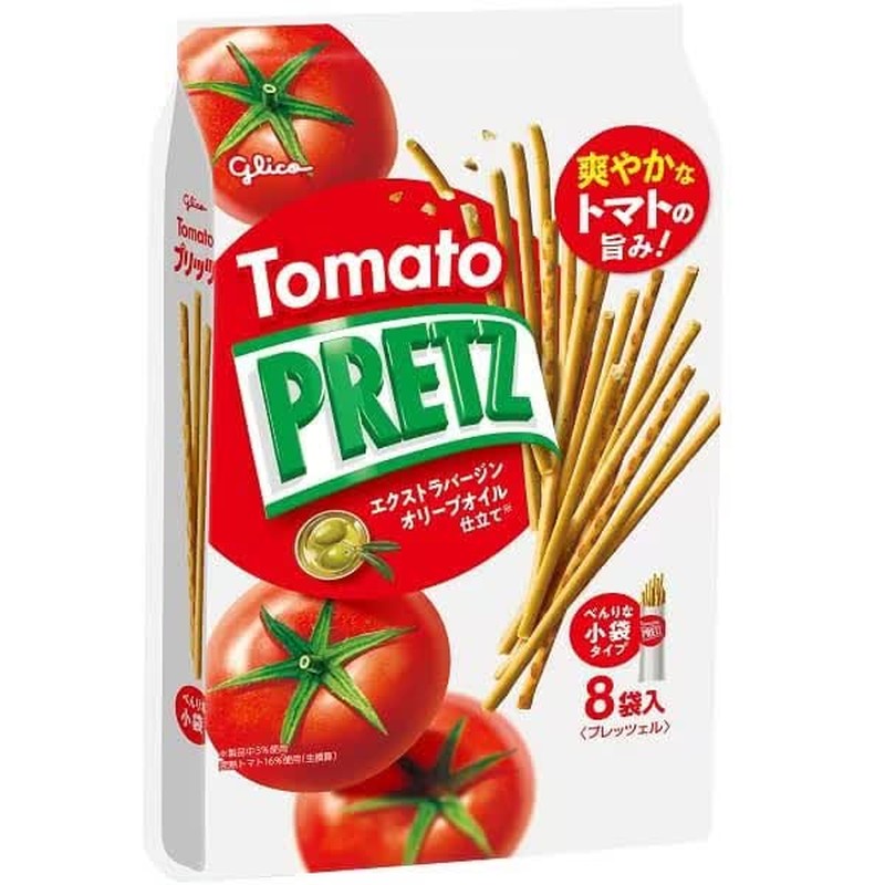 Glico Tomato Pretz 8 packs
