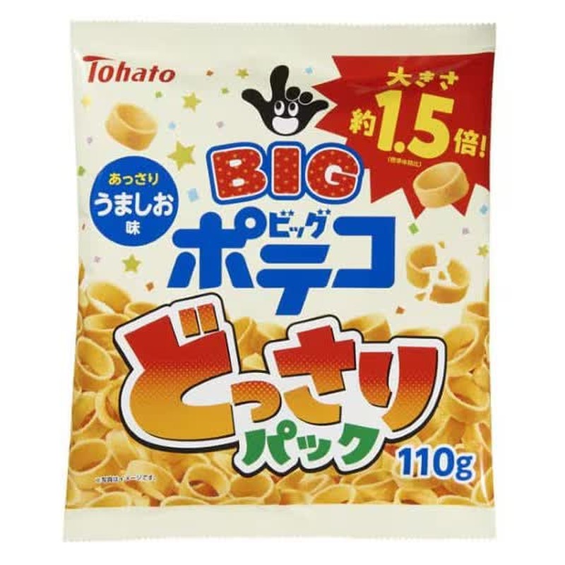 Tohato Potatoes, Large Pack, Umashio Flavor, 110g