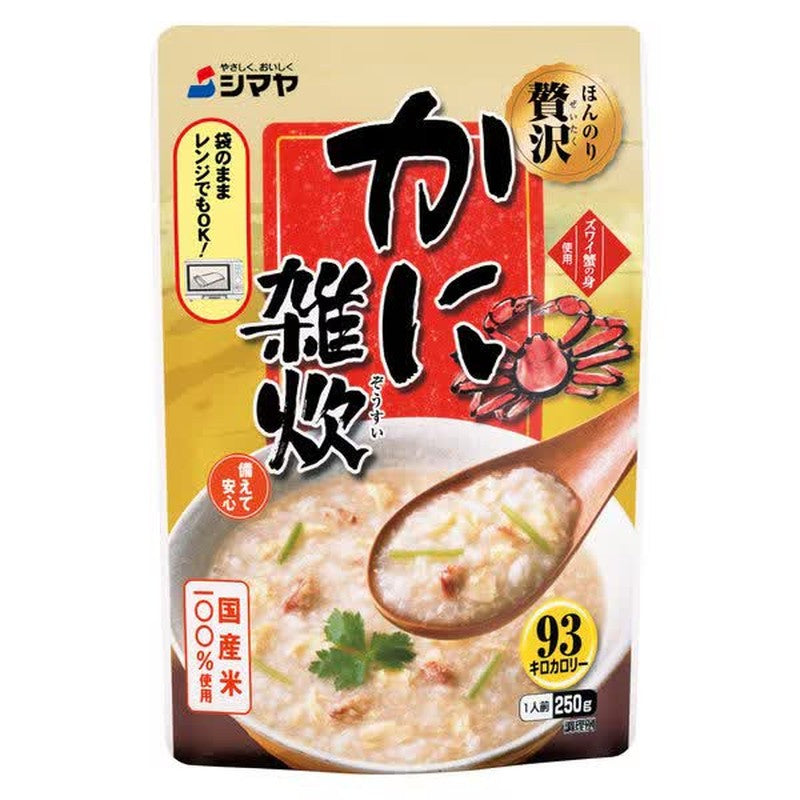 Shimaya Slightly Luxurious Crab Rice Porridge 250g