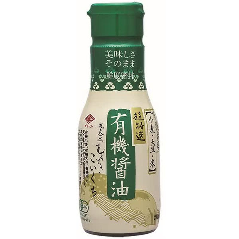 Choko Soy Sauce, Specially Selected Organic Soy Sauce, Dark, Sealed Bottle, 210ml