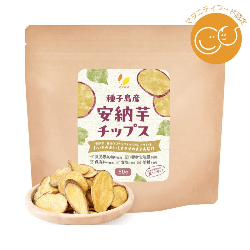 LifeAvail Co., Ltd. Refcoco Tanegashima Annou Sweet Potato Chips, 60g