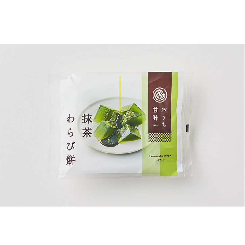 [文之助茶屋]自制甜点：抹茶蕨麻糬