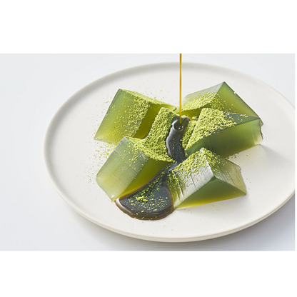 [Fuminosuke Chaya] Homemade sweets: Matcha warabi mochi