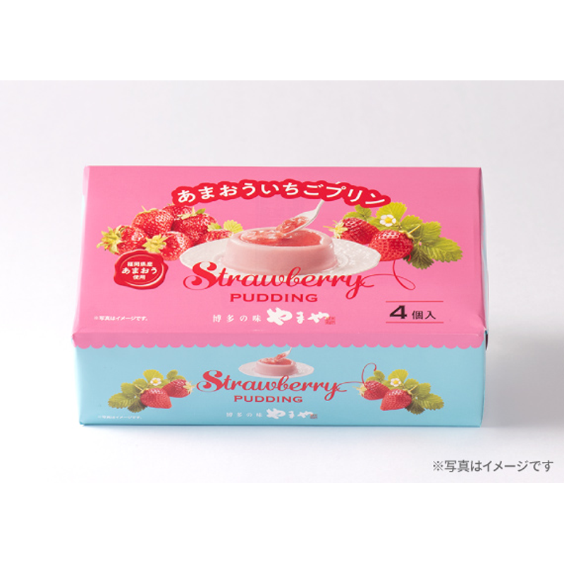 Yamaya Amaou Strawberry Pudding