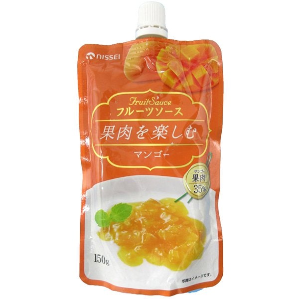 Nissei Mango Fruit Sauce with Fruit Pieces 150g