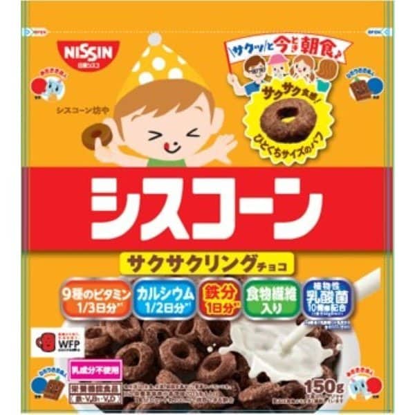 Nissin Cisco Ciscorn Chocolate Puffed Cereal 150g