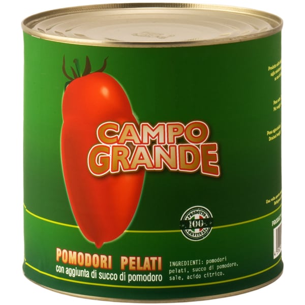 Campo Grande Pomodori Pelati Whole Tomatoes 2550g