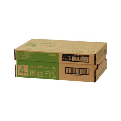 CalorieMate Fruit Flavor Blocks, 4 Bars x 30 Packs