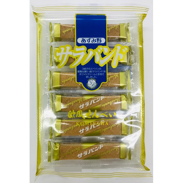 Azumino Saraband Wheat Senbei, 12 Sticks
