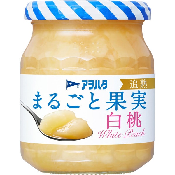 Aohata Marugoto Kajitsu White Peach Spread 250g