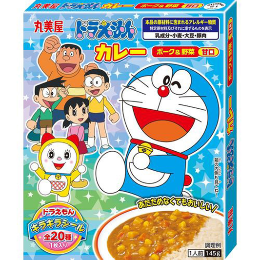 Marumiya Doraemon Curry Pork&Vegetable Mild 145g