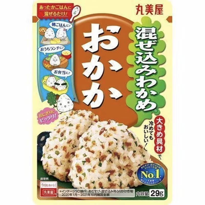 Marumiya 混合裙帶菜和鰹魚片袋裝 29 克