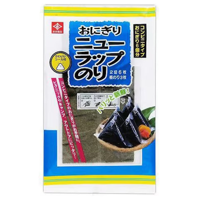 Nagai Onigiri Wrapped Nori 6 Half Sheets