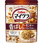 Calbee Mygra Almond Burnt Caramel Granola 350g