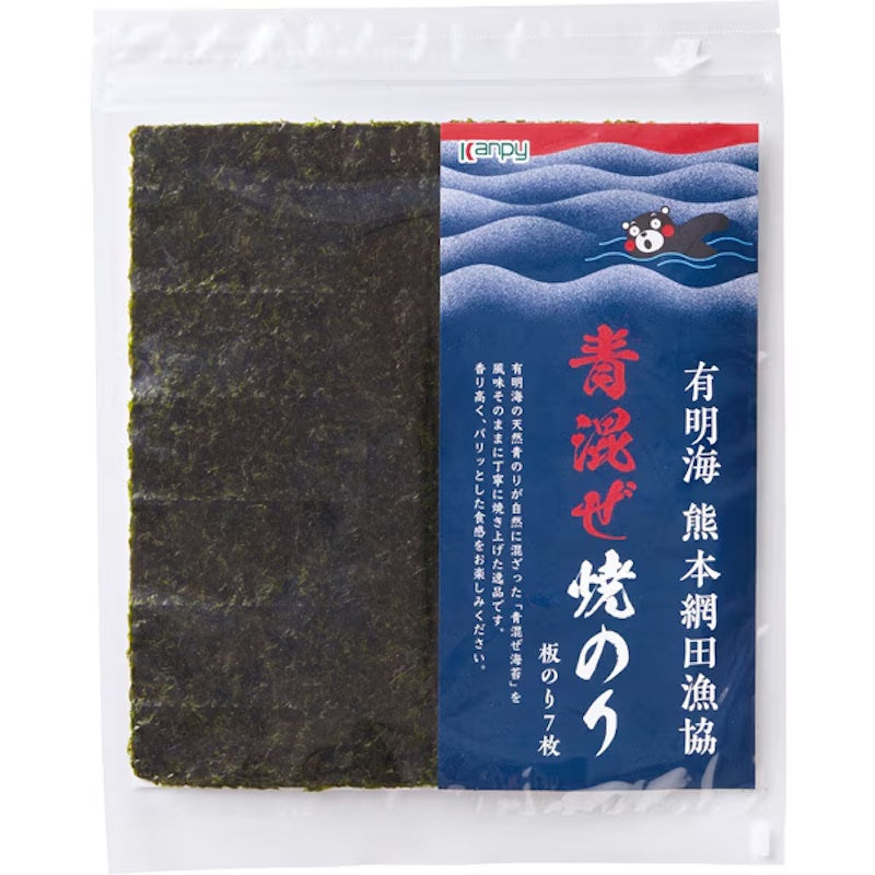 Kanpy Aonori Blend Roasted Seaweed 7 Sheets