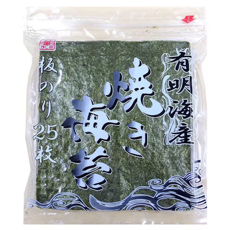 Kani Jirushi Ariake Roasted Seaweed 25 Sheets