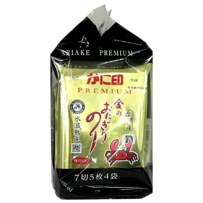 蟹印調味飯糰海苔 4包