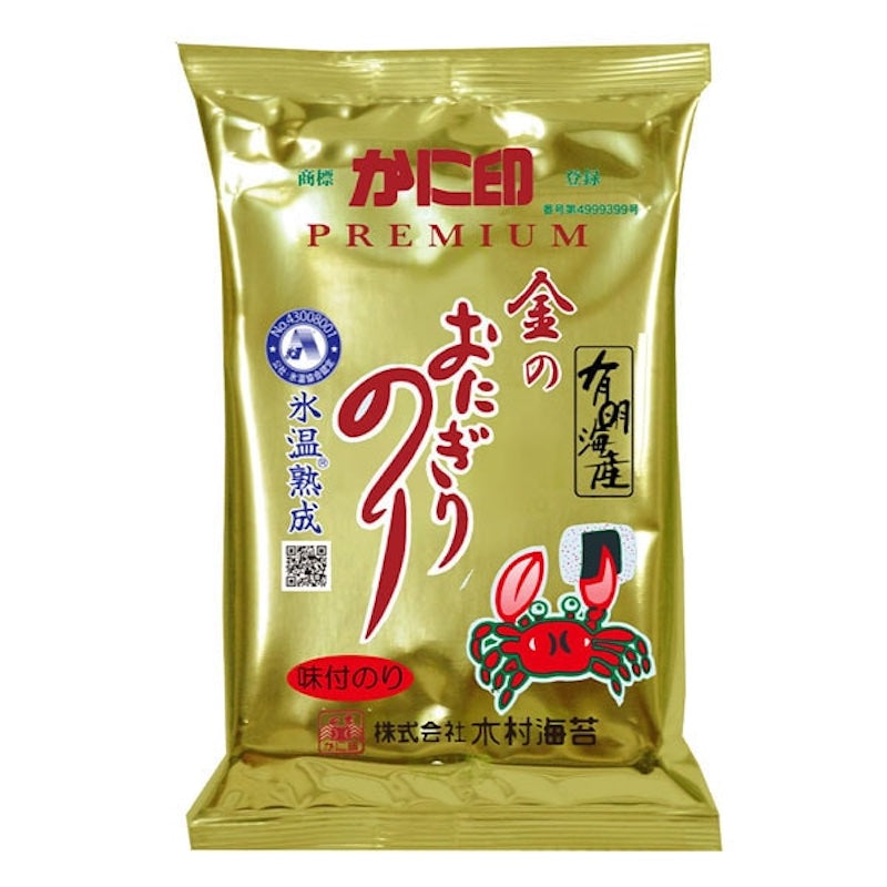 蟹印調味飯糰海苔 4包