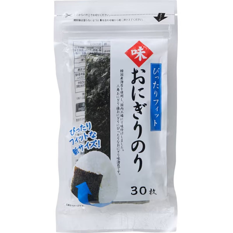 Kanpy Seasoned Onigiri Nori 30 Sheets
