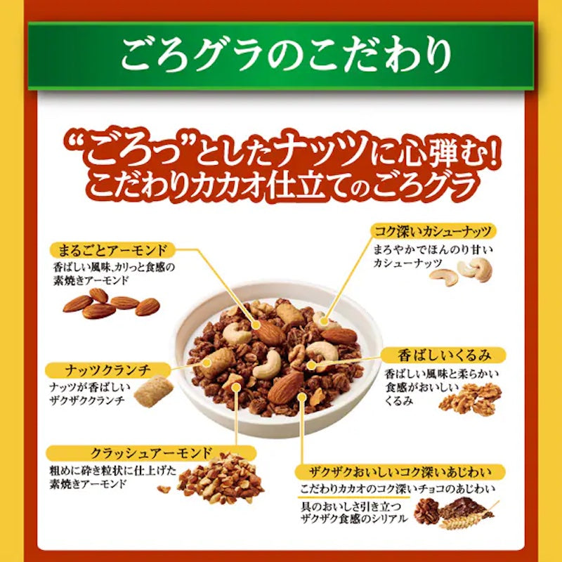 Nissin Cisco Choco Nut Granola 280g