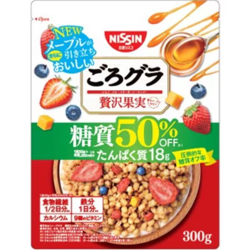 Nissin Cisco Reduced Sugar Fruit Granola 300g