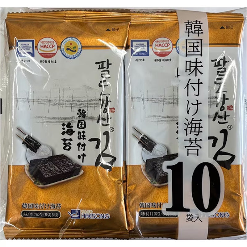 OrionJako Korean Seasoned Nori 10 Packs