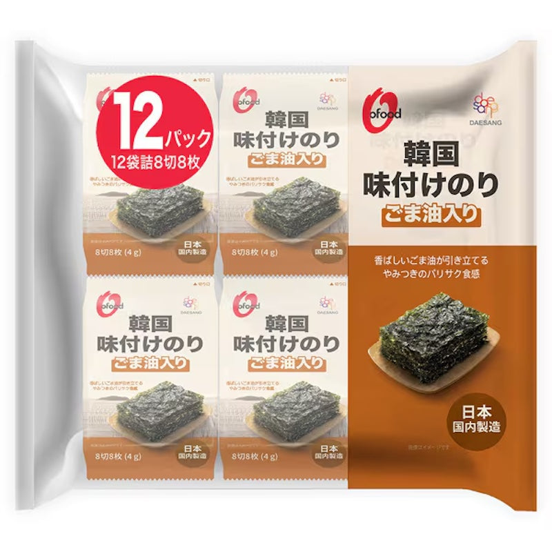 O'Food Korean Seasoned Roasted Nori 48g