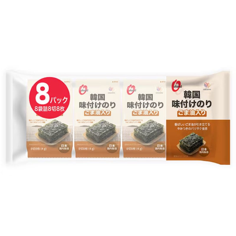 O'Food Korean Seasoned Roasted Nori 32g