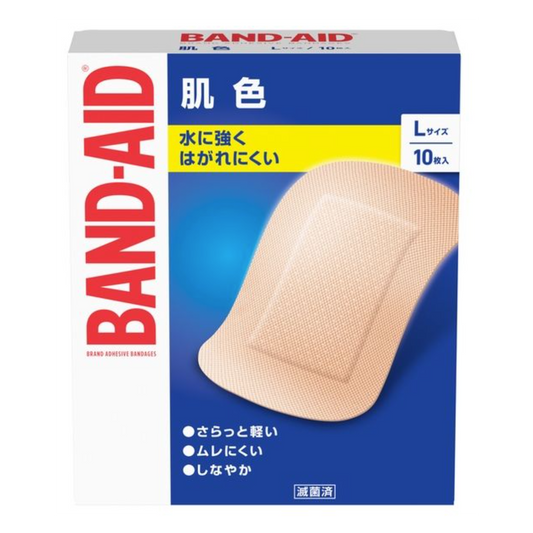 Band-aid skin color L size 10 pieces