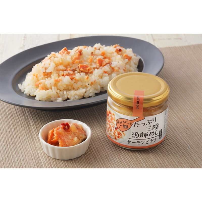 Senrei Mixed Rice Plenty of Sanriku Fisherman Meshi Salmon Pilaf 140g