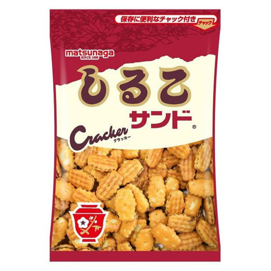 Matsunaga Seika Shiruko Sand Cracker with zipper 180g