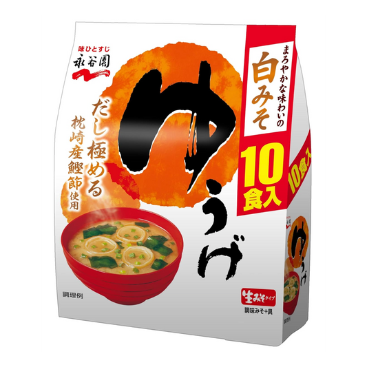 Raw miso type miso soup Yuuge value pack of 10 servings (181g)