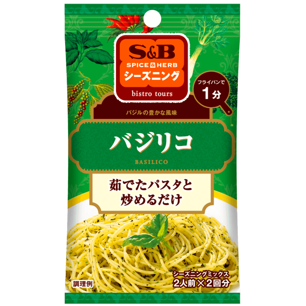 S&amp;B 香料和香草调味料 Basilico 12g（6g x 2 袋）