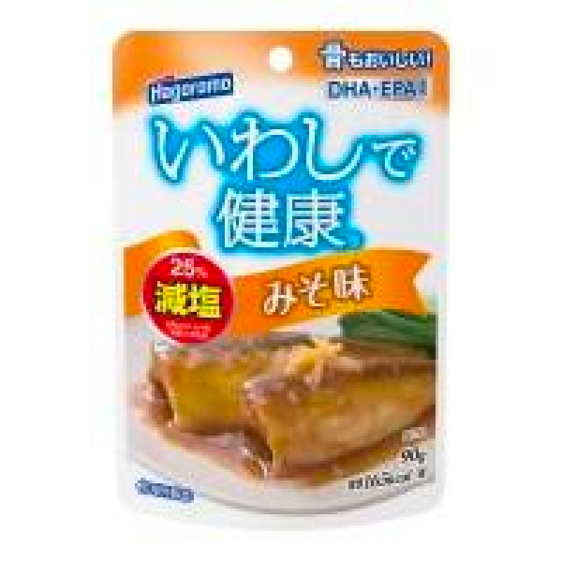 Hagoromo Foods Health and miso flavor (pouch) with sardines  90g (1 bag)