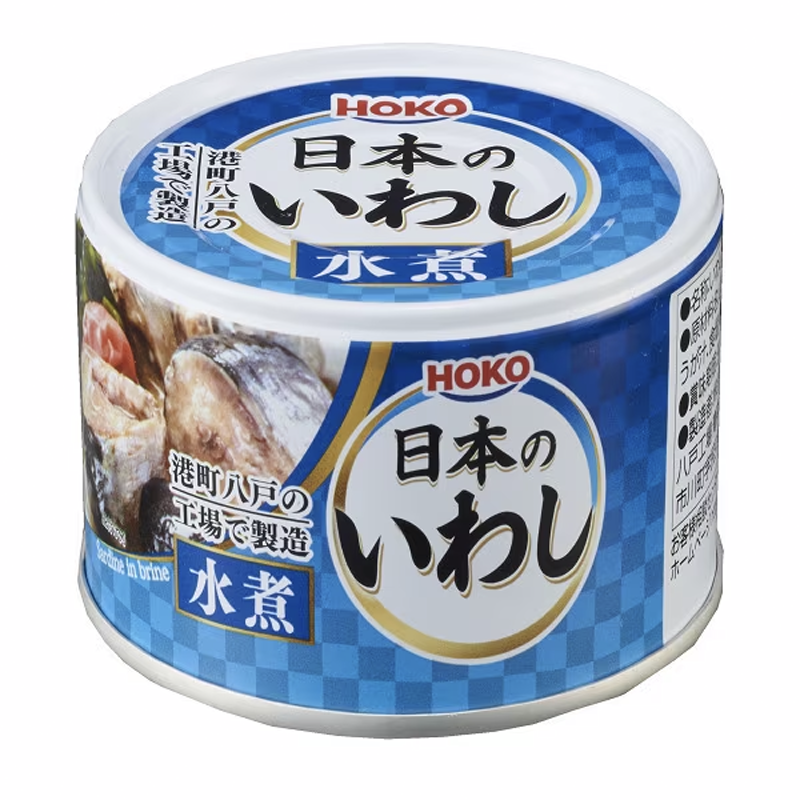 HOKO Japanese sardines boiled in water 140g