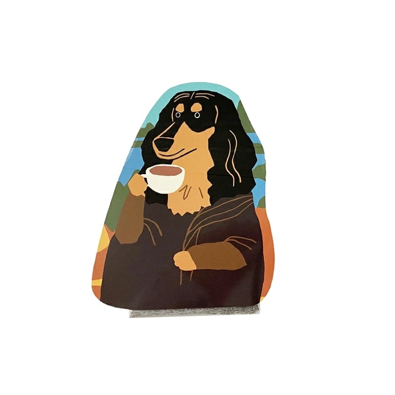 Art Museum Tea Bag Dachshund Apple 12 Count
