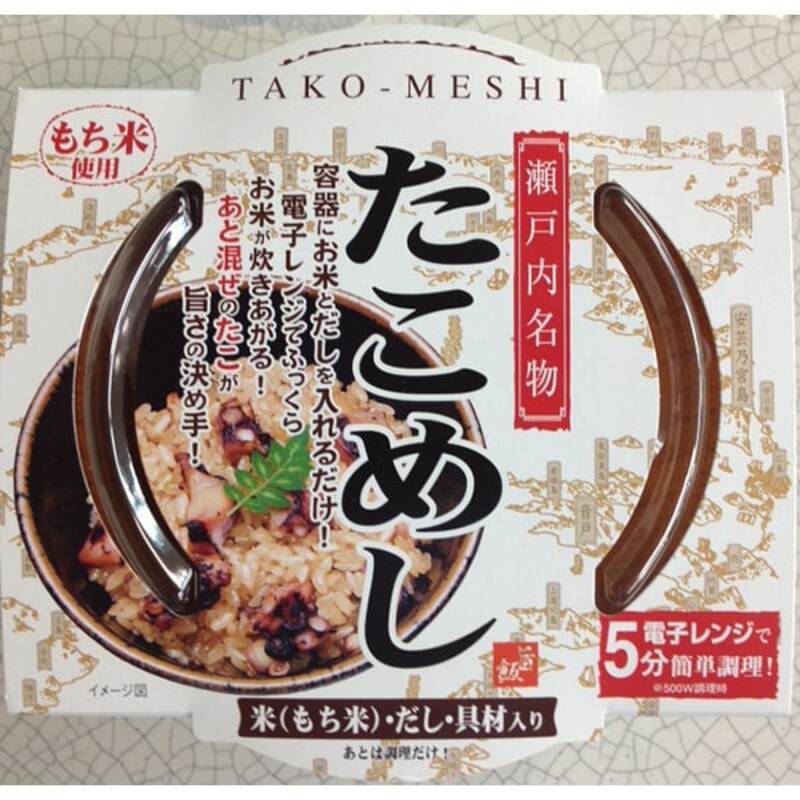 Hokuyo Honda Foods Takomeshi, easy to cook in the microwave